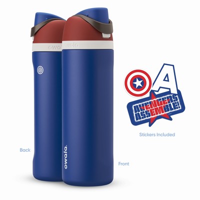 Owala 24oz Marvel Water Bottles Blue | 7685-HKVJL